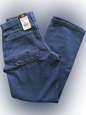 Dickies Men’s Navy Relaxed Fit Carpenter Jeans